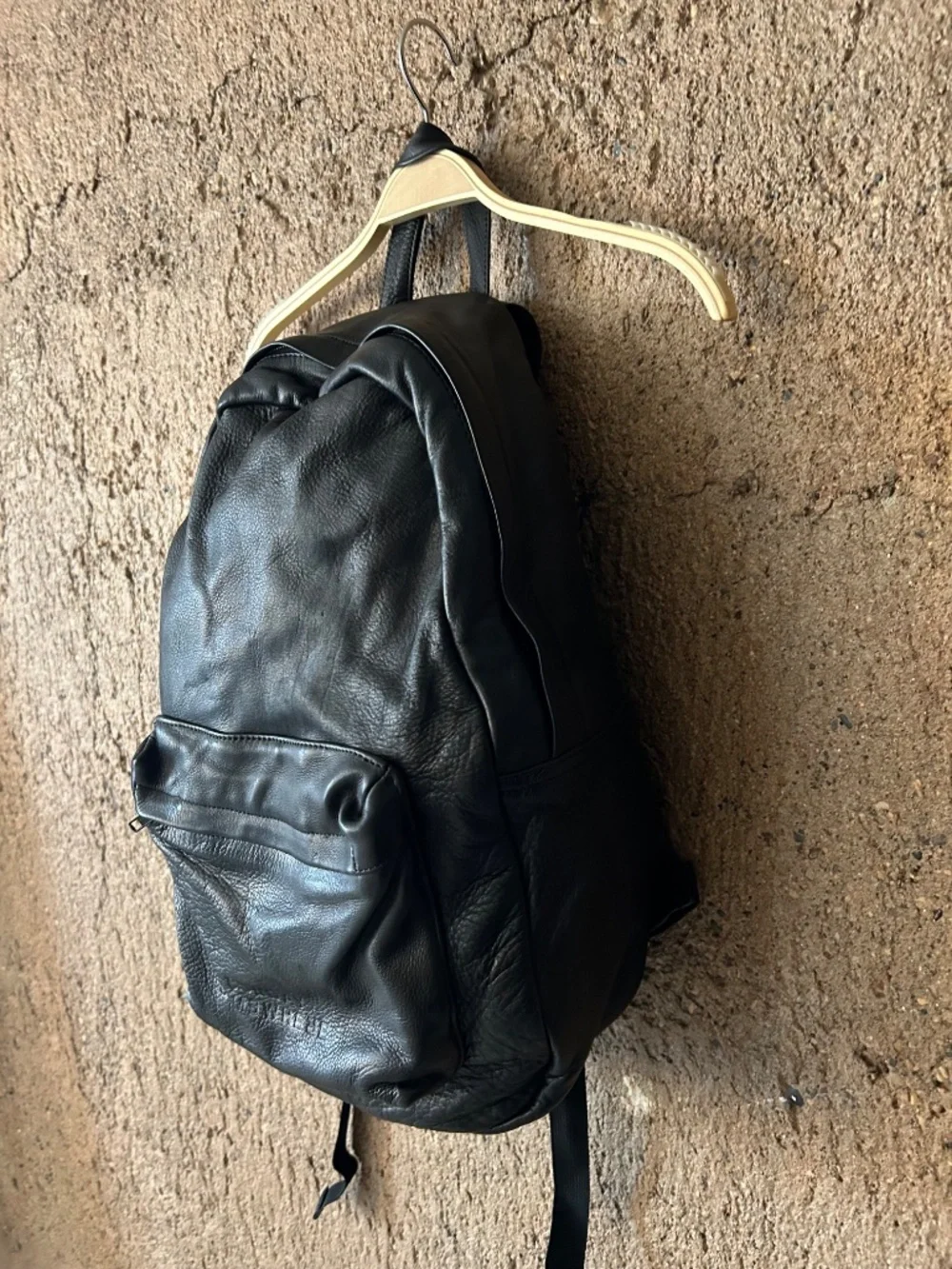 Sunday Somewhere Black 100% Leather Backpack – Soft Slouchy Style